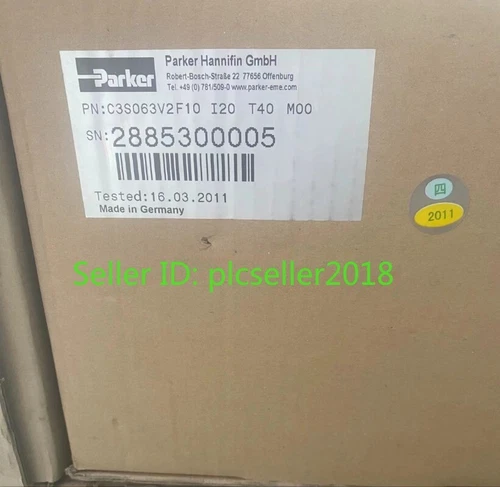 1 PC NEW Parker Servo Drive C3S063V2F10 I20 T40 M00 UPS or FedEx
