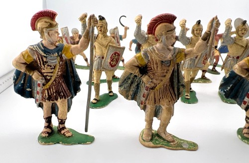 Marx Warriors of the World Roman Gladiator 60 MM Army Men Hong Kong Vintage - Picture 2 of 11