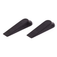 2 StüCk TüRstopper TüR-Stopper Door Stopper TüRkeil Keil TüRenstopper, Schwarz