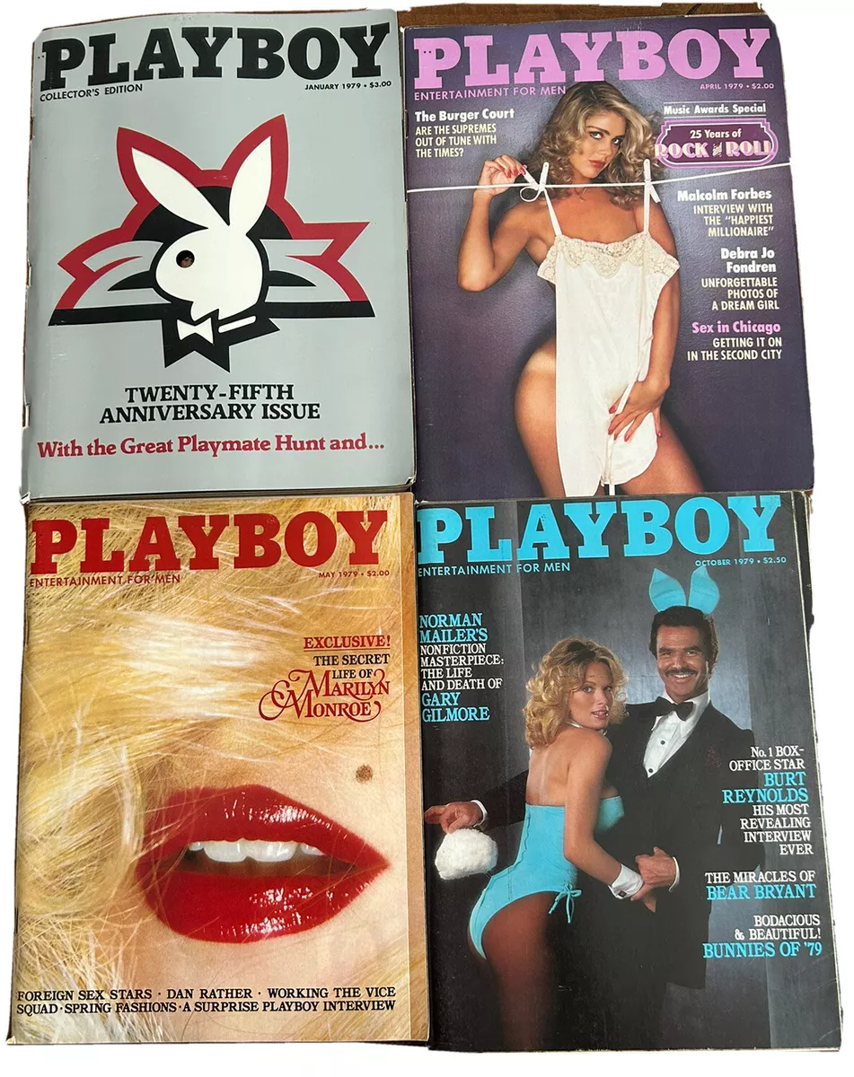 Playboy Magazine 1979 Lot of 4 With Centerfolds Twenty-Fifth Anniversary Issue eBay