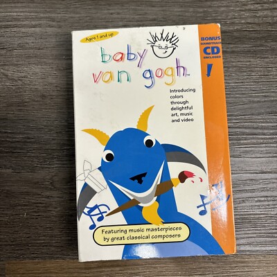 BABY EINSTEIN ~ BABY VAN GOGH ~ VHS, 2001 ~ Exploring Colors ~ 1 - 4 Years