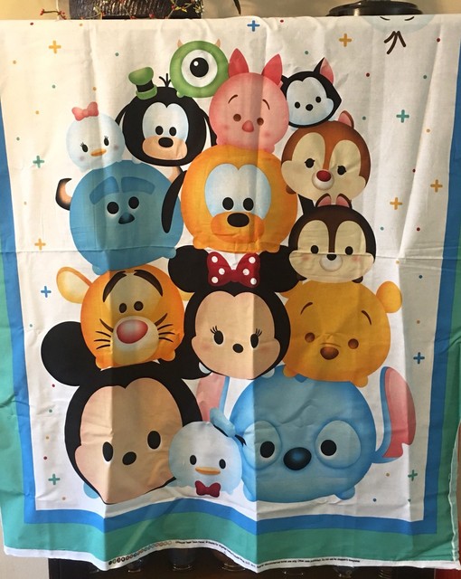 Disney Tsum Tsum Baby Blanket/Wall Panel Pattern CP64249 c ...