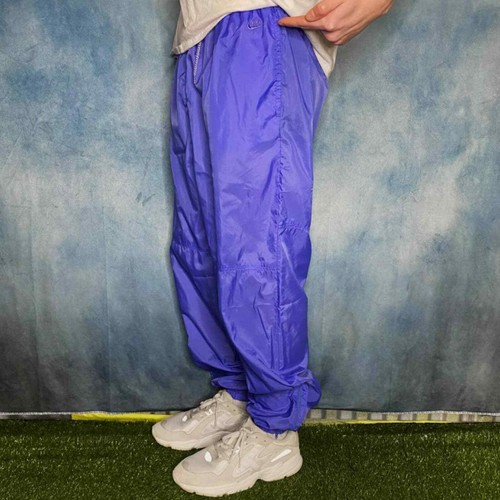 Vintage Nike Nylon Sweatpants Purple 