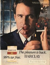 1981 Barclay Cigarettes VTG 1980s 80s PRINT A...