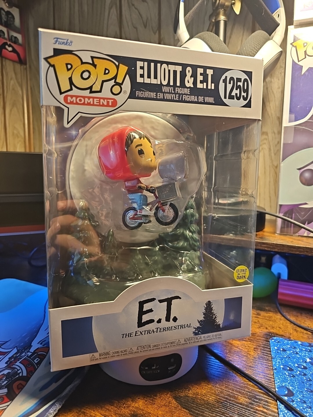 Funko Pop! Moments: E.t. The Extra-Terrestrial - Elliot &Amp; E.t. (Glows In The...