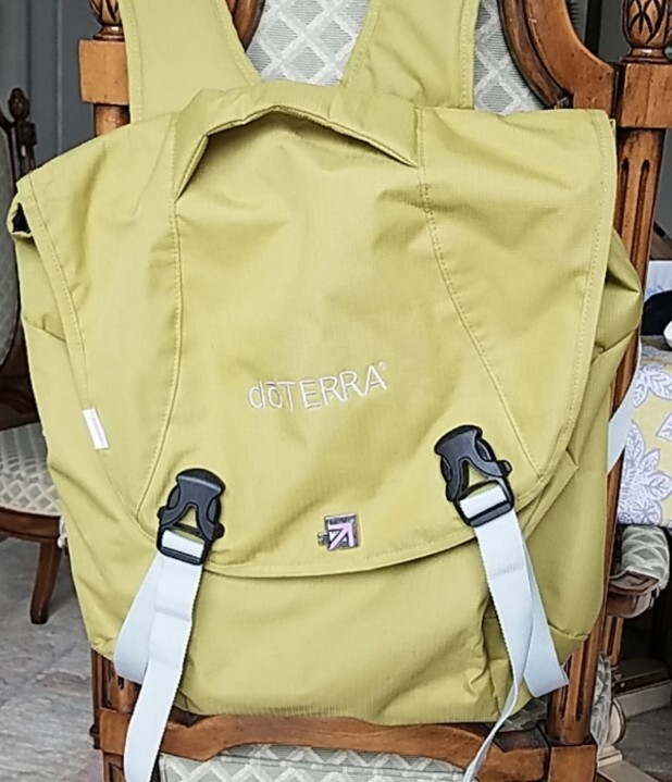 doTERRA 2012 Global Convention Green Backpack Grey/White  display picture 1