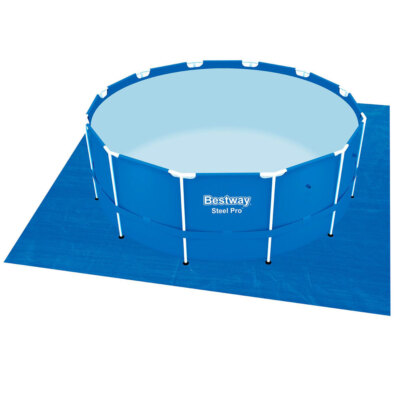 Poolunterlage Bodenplane Bodenschutzplane Rund Rechteckig Pool Bodenschutz 396cm