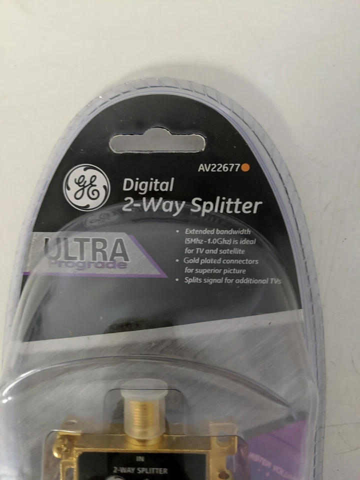 GE DIGITAL 2-WAY SPLITTER  ULTRA PROGRADE AV22677 - Image 2 of 4