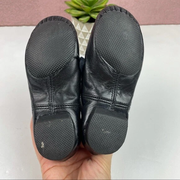 Zapatos de Baile Capezio Cuero Negro con Cordones Niño Talla 10M Foto 4 de 4