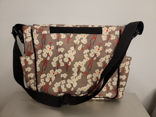 Skip Hop Diaper Bag Cherry Blossom Organizational Crossbody Baby Bag - Picture 5 of 11