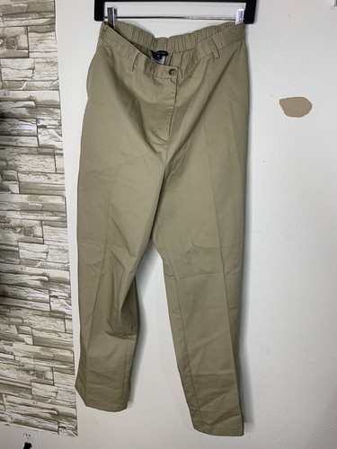 Lands End Womens Plain Stretch Pants 