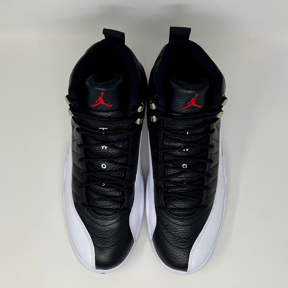 Nike Air Jordan Retro XII 12 Playoffs 2022 Black White Men display picture 2