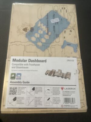 Laserox Gloomhaven Frosthaven Modular Dashboard Wooden Box Insert LHFV D-ELV