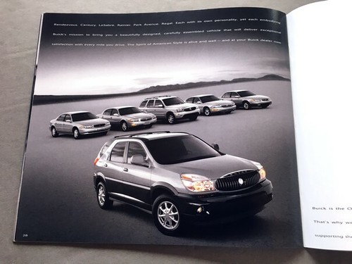 2004 Buick Rendezvous 34-page Factory Original Car Sales Brochure Catalog Ultra - Photo 7 sur 9