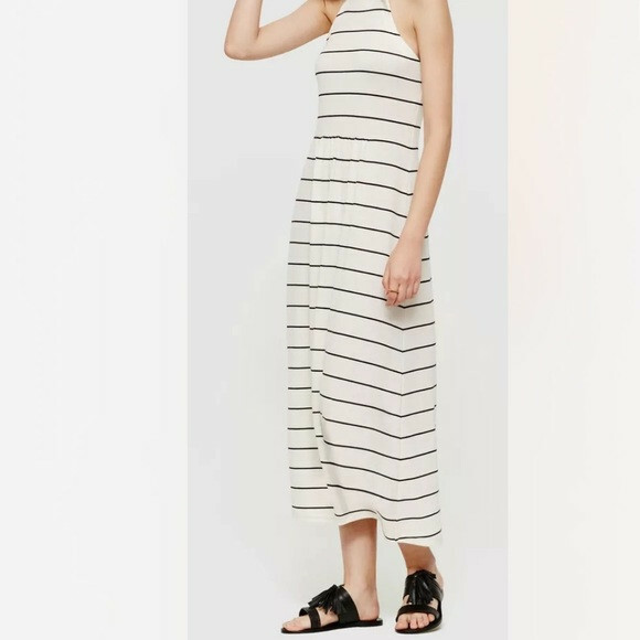 grey and white striped maxi dress West K Women's Jones Striped Tube Maxi Dress - X Small main image 0