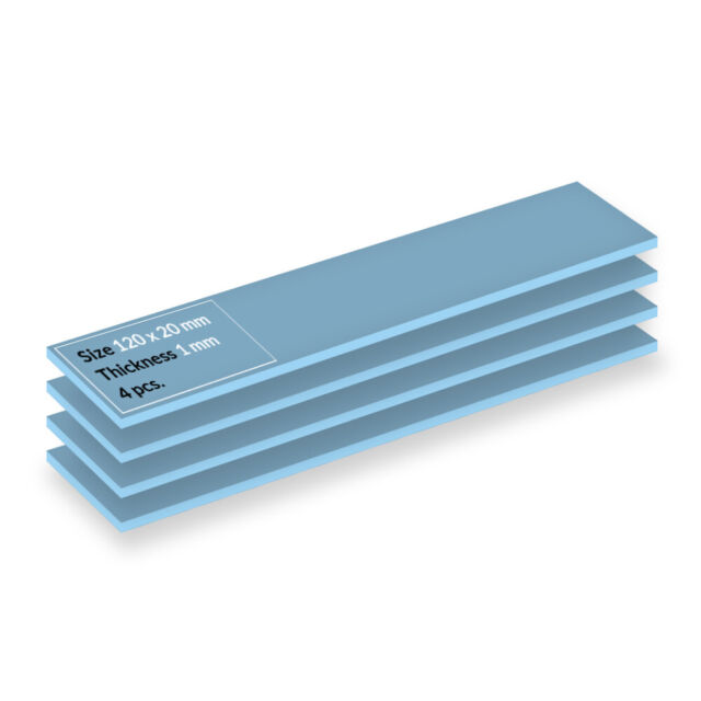 ARCTIC TP-3 120x20x1 0 mm (4 confezioni) pad termico premium prestazioni pad riscaldante