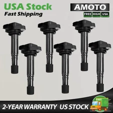 6Pcs OEM Ignition Coils For Accord Odyssey Acura CL TL 3.0L 30520-P8E-A01 UF400