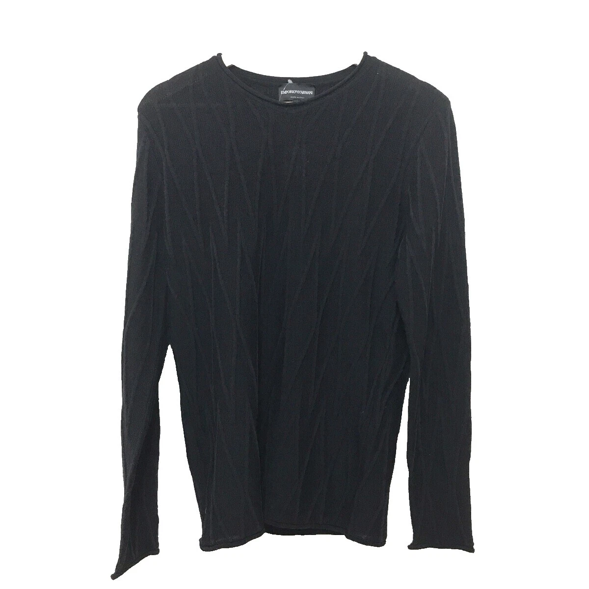 Suéteres para Hombre Negro Emporio Armani