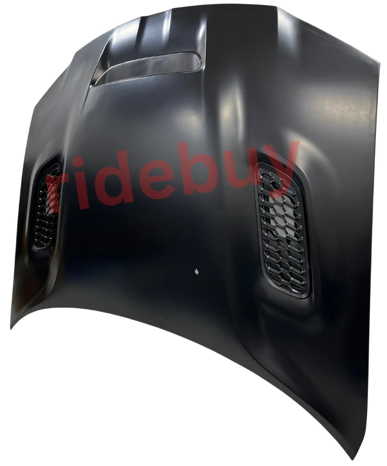 Fit 2015 - 2023 Chrysler 300 Hood Aluminum with 3 Scoops HOD-13 - Изображение 3 из 4