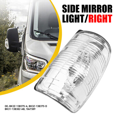 For 15-21 FORD TRANSIT 150 250 350 HD Side Mirror Turn Signal Light Passenger RH