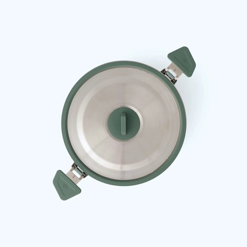 Olla plegable de acero inoxidable Sea To Summit Detour - verde 3 litros - Imagen 5 de 7