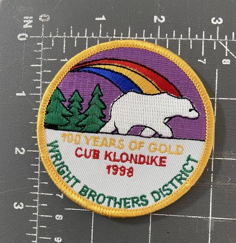 Wright Brothers District Cub Klondike Patch BSA Boy Scouts Miami Valley Council