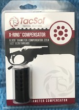 Tactical Solutions X-Ring 10/22 Muzzle Brake Compensator 1/2x28 1022 BLACK