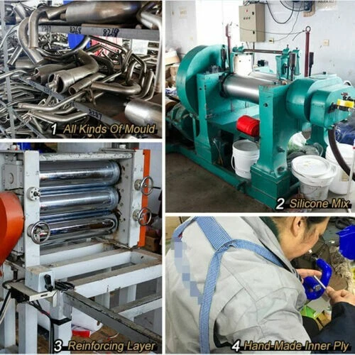 For Yamaha FZ1 FAZER 2006 2007 2008 2009 10 Silicone Radiator Coolant Hose -BLUE - Изображение 2 из 4