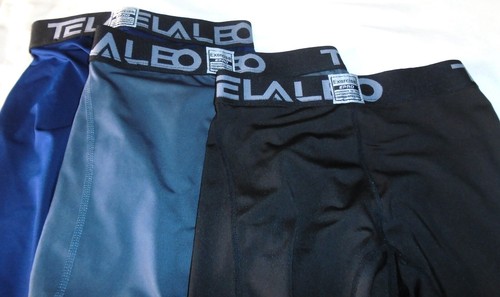 Telaleo Boys Compression Leggings Pants, Size M, Set of 3