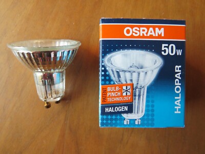 Echte OSRAM HALOGEN HALOPAR 16 ALU  50W FLOOD 35°64824 FL GU10 230V HALOGENLAMPE