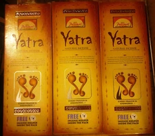 PARIMAL YATRA NATURAL INCENSE STICKS PACK-OF 72 GMS X 3