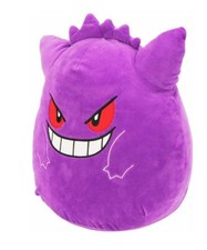 15" Gengar Plush, Soft Stuffed Animal Doll Pillow Mega Evolution Anime