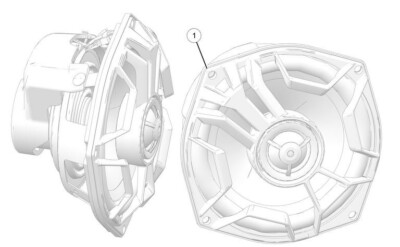 Genuine Indian Powerband Audio Speakers With Bass Boost, 5-1/4 in. 2890594