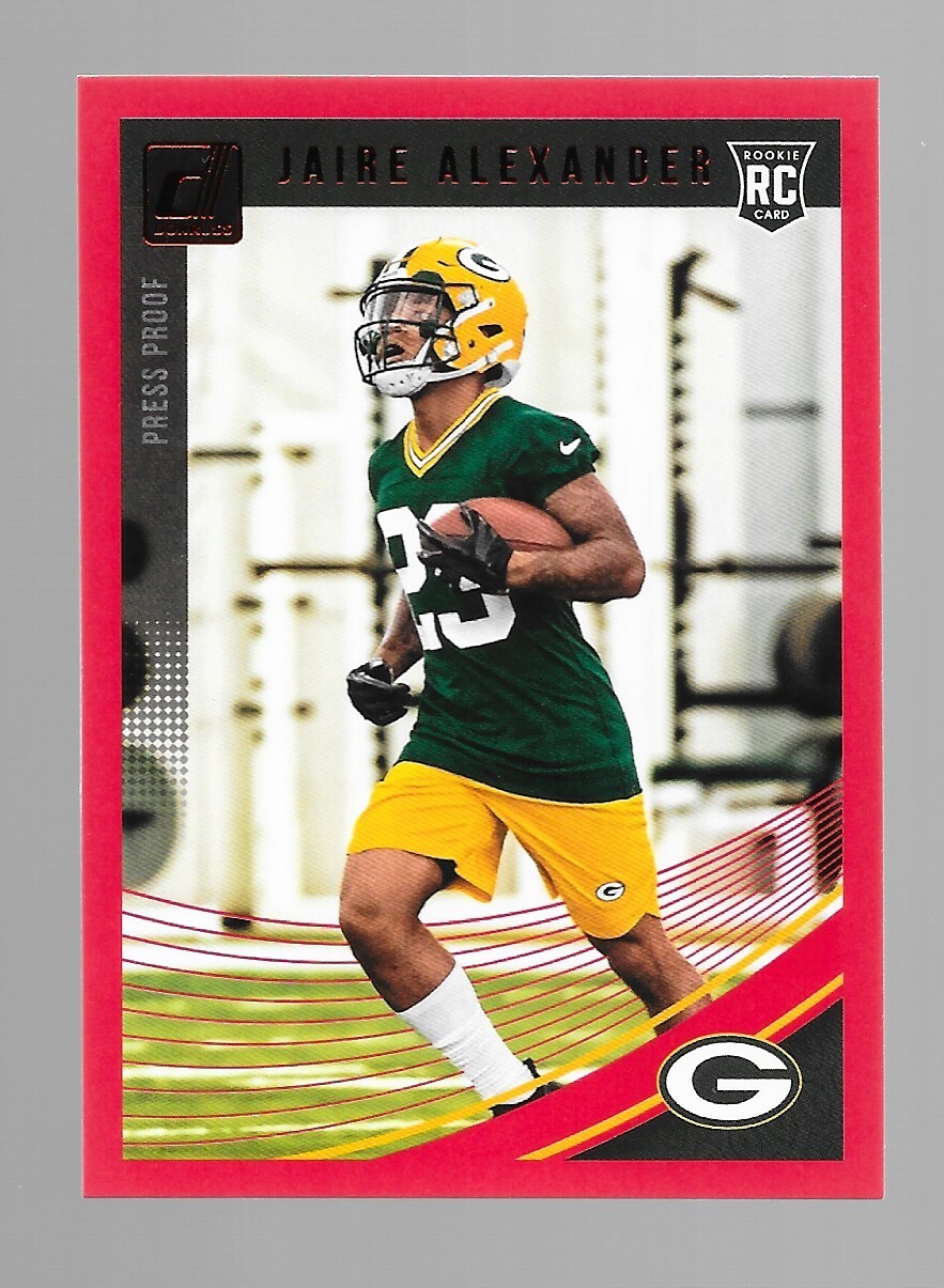 2018 & 2019 Panini Donruss Jaire Alexander RED PRESS PROOF Rookie Card RC #359