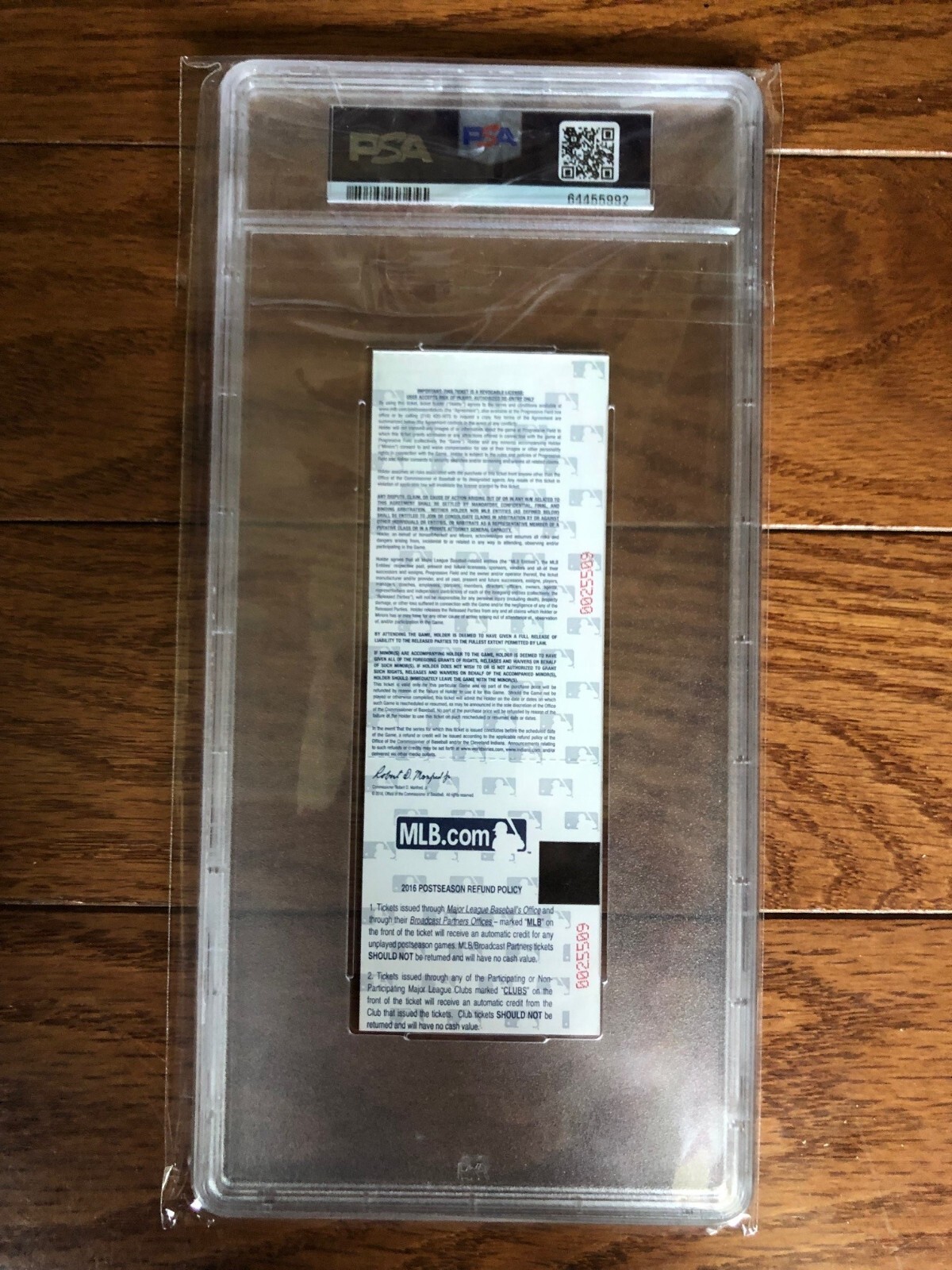 2016 World Series Game 2 FULL TICKET Chicago Cubs Indians PSA 10 GEM MINT EBay