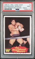 1985 O-Pee-Chee Series 2 WWF #2 Magnificent Don Muraco PSA 9 OPC Wrestling