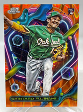 SHINTARO FUJINAMI 2023 Topps Cosmic Chrome Rookie Orange Galactic #04/25 