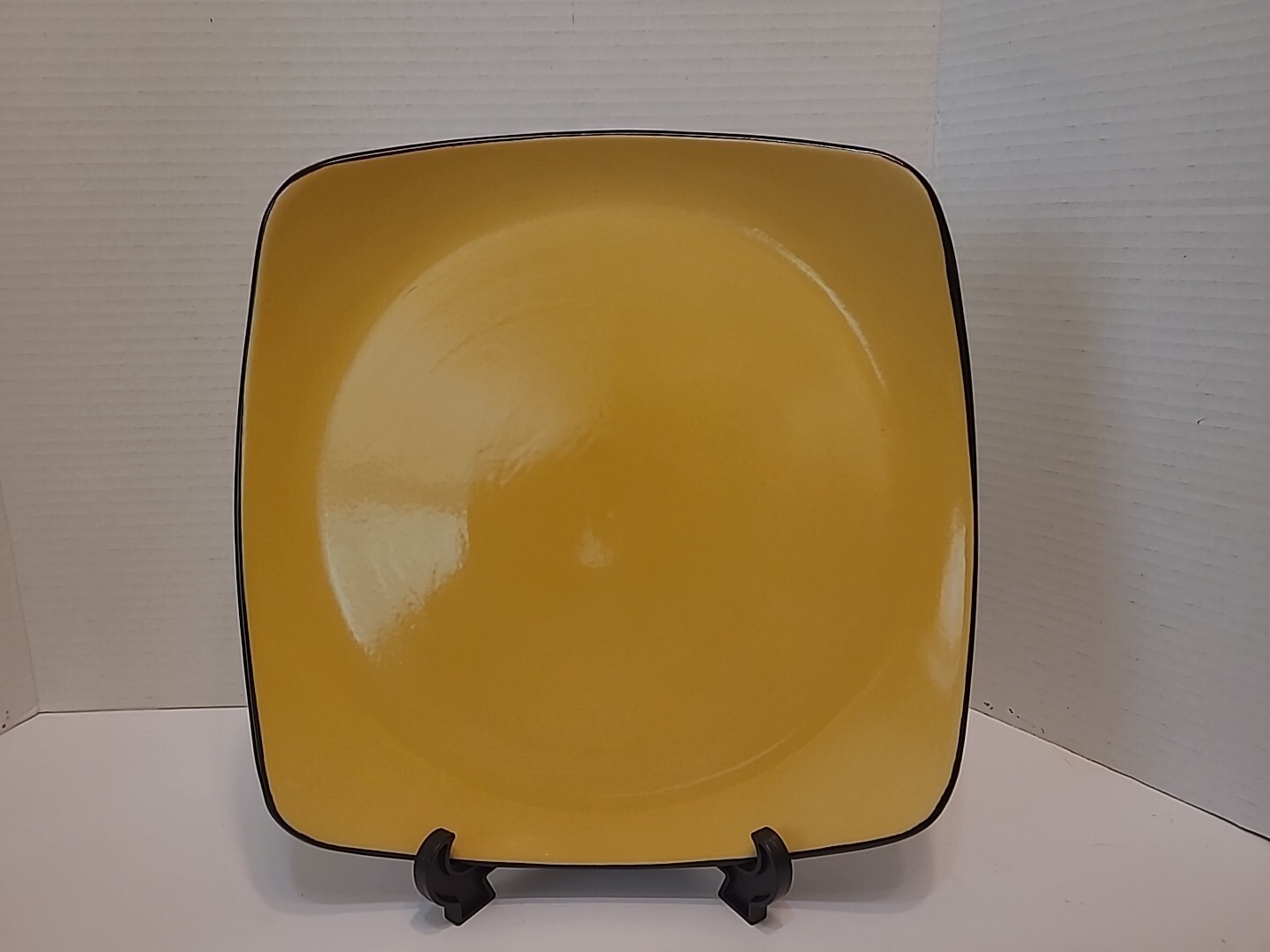 Vintage Corelle Square Tumeric Yellow 11.25