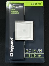 ASPU1532W4 LEGRAND ADORNE PUSH SWITCH INTERRUPTOR WHITE