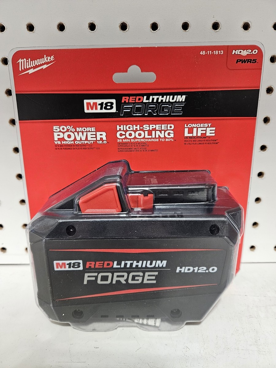 Milwaukee M18 Lithium-Ion (HD) Ah REDLITHIUM FORGE Battery
