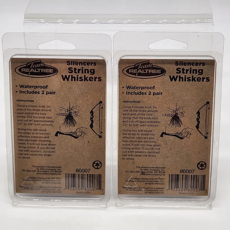 Team Realtree String Whisker Silencers Waterproof Lot Of 2 Packs - Image 2 of 4