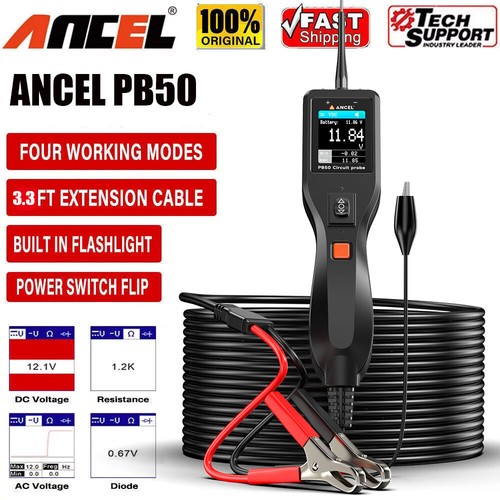ANCEL PB50 Power Scan Circuit Tester Electrical Probe Power 12V/24V Diagnostic