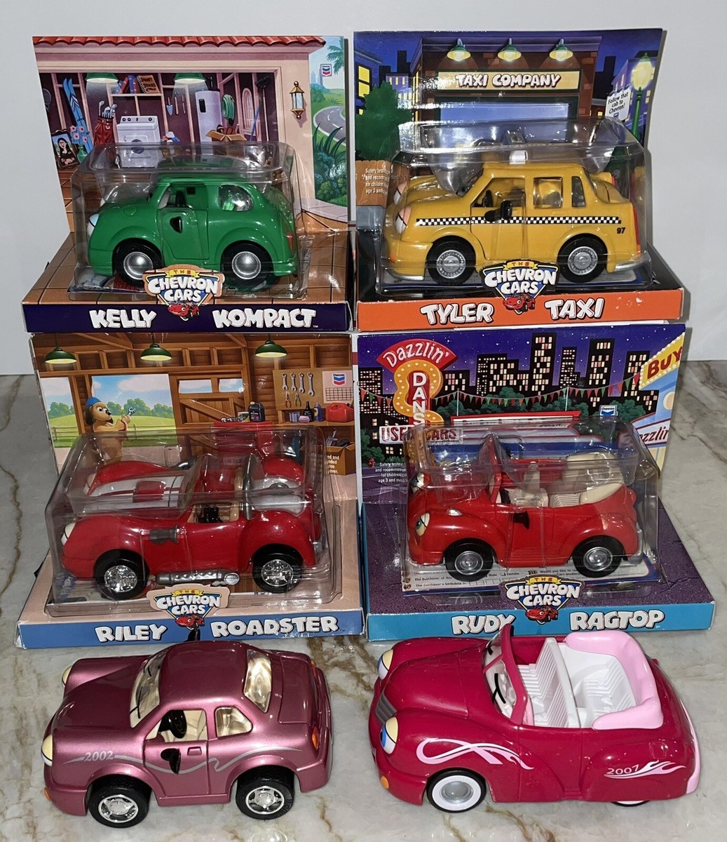 4 NIB--The Chevron Cars--Tyler Kelly Riley & Rudy--+ 2--Hope