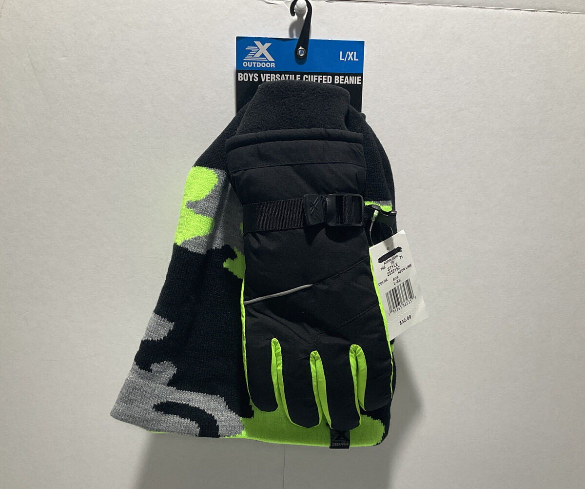 ZeroXposur Boys 2-Pc Versatile Cuffed Beanie Hat & Winter ZeroXposur Boys 2-Pc Versatile Cuffed Beanie Hat & Winter
