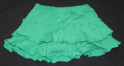 Infant Girls Skort Skirt 6 Month 13-16 Lbs Okie Doki Ruffled Green