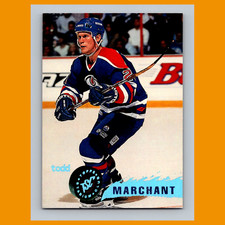 Todd Marchant #102 1995 Stadium Club Edmonton Oilers Hockey Card NHL NM