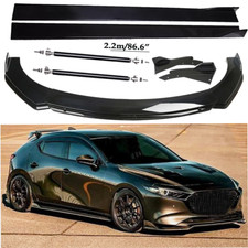 Front Bumper Lip Spoiler Diffuser Splitter Rear Side Skirt For Mazda3 Mazda Front Bumper Lip Spoiler Diffuser Splitter Rear Side Skirt For Mazda3 Mazda