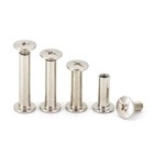 M5 Nickel Plated Chicago Screws Binding Screw Nail Rivet for Photo Album Leather