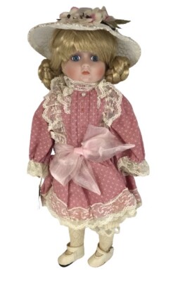 Vintage Porcelain Doll By Primrose Hill 40cm