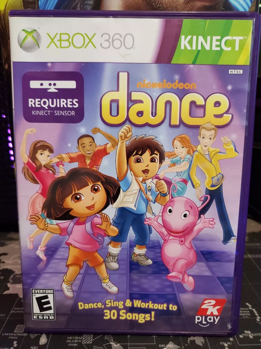 Xbox 360 game lot of 4 Kinect video games; Nickelodeon Dance